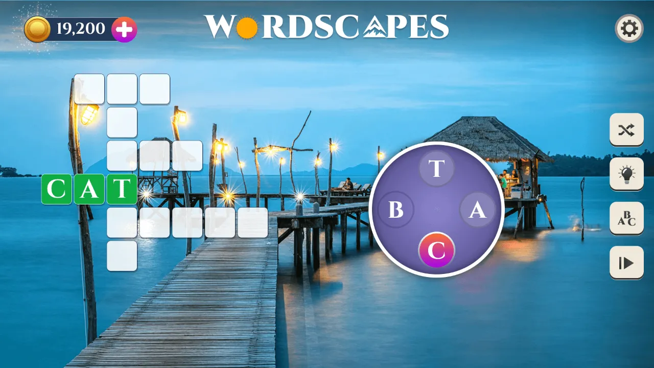 Wordscapes screenshot